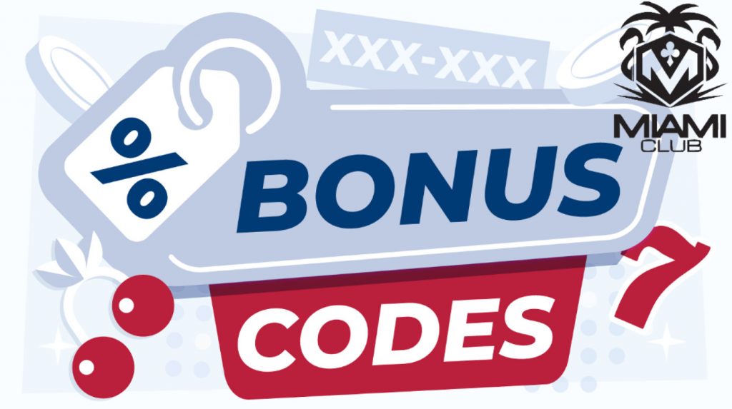 Enter bonus codes at Miami Club Casino 2